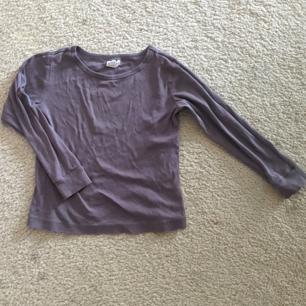 Olive Juice grey long sleeve T